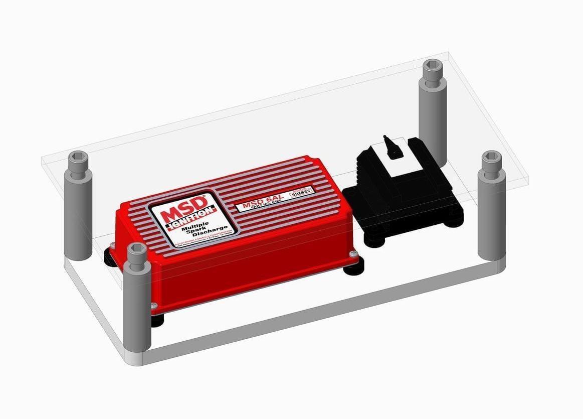 MSD Ignition box with cover Set Hurd Hobbies